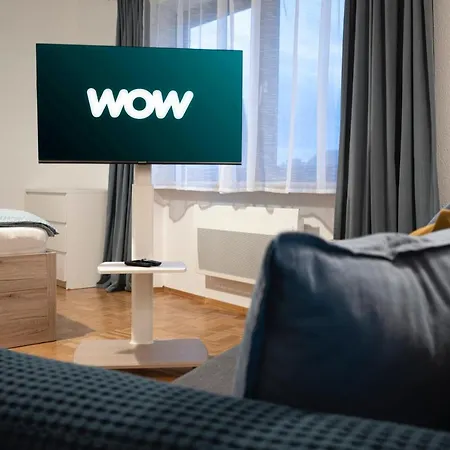 Business - Arbeitsplatz - Klima - Parkplatz - Sky Abo Apartment Wiesloch